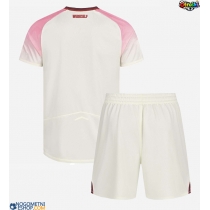 Otroški Nogometni dresi Bayer Leverkusen Gostujoči 2025-26 Kratek Rokav (+ Kratke hlače)